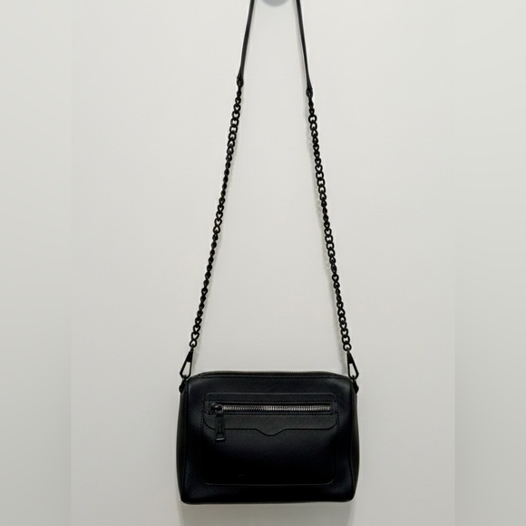Rebecca Minkoff Pre-Loved Mini M.A.C. Crossbody – Black on Black - Picture 7 of 8